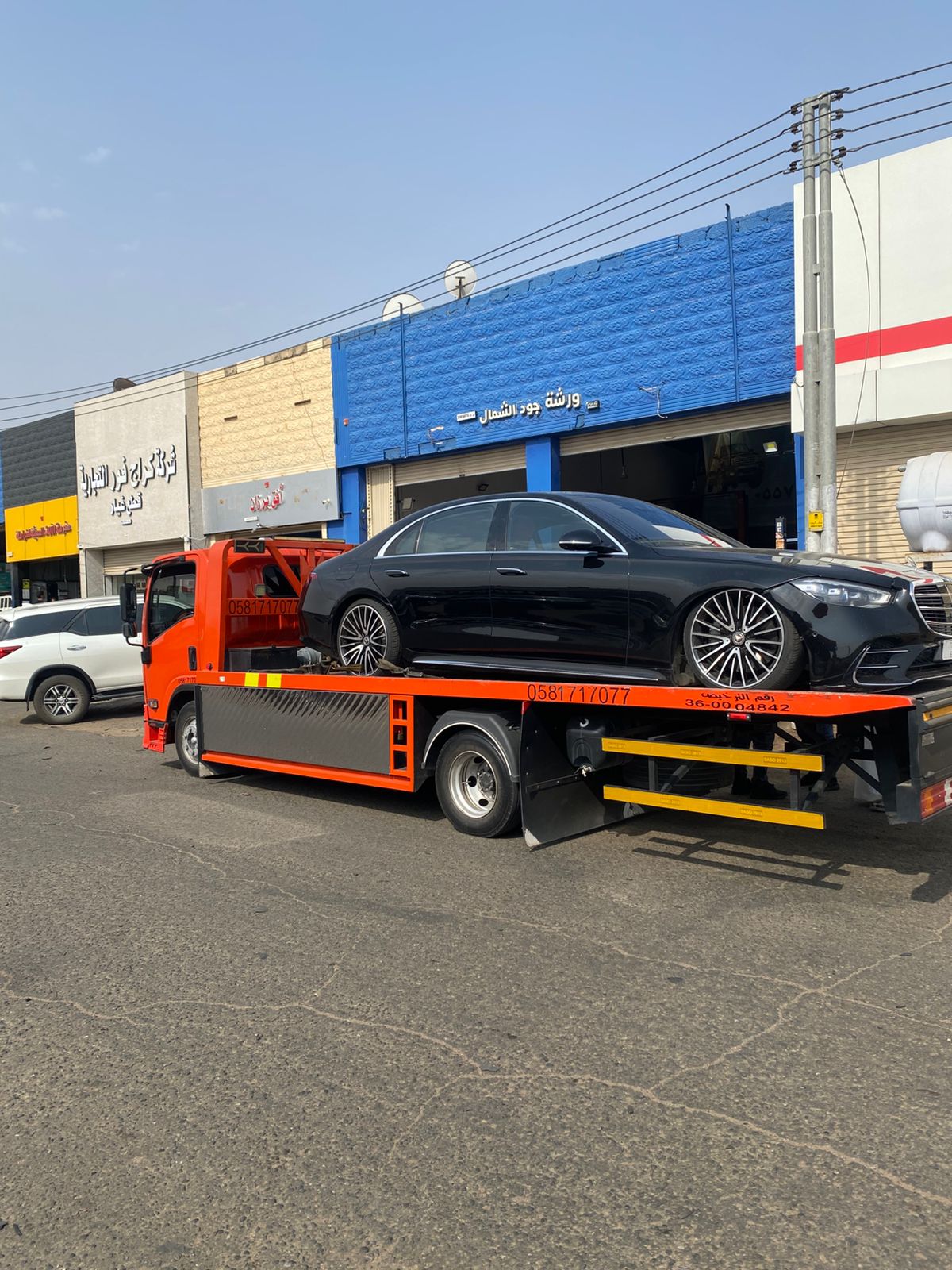 نقل مرسيدس S-Class — سطحة حائل